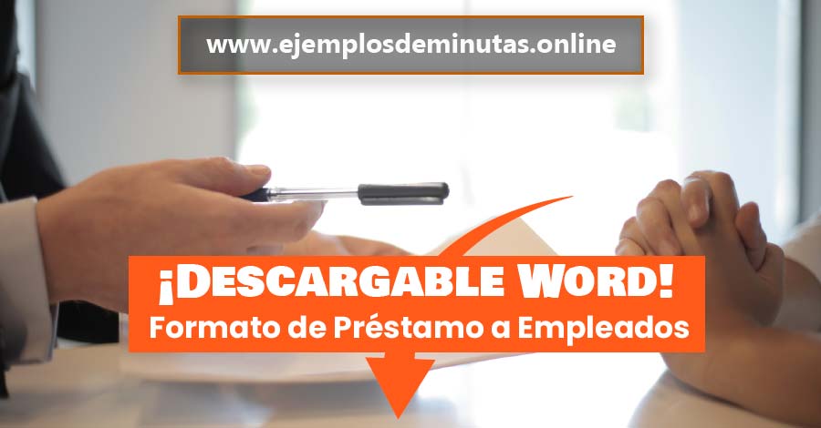 ᐉ Formato De Préstamo A Empleados, Modelo Word/PDF 2023